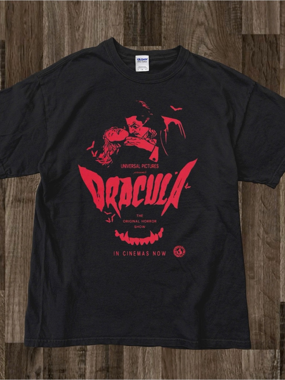 Dracula Halloween Graphic Tee -